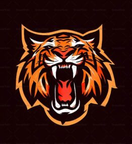 Brüllender Tiger